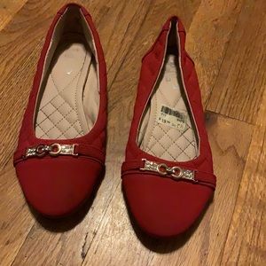 Red dress shoes